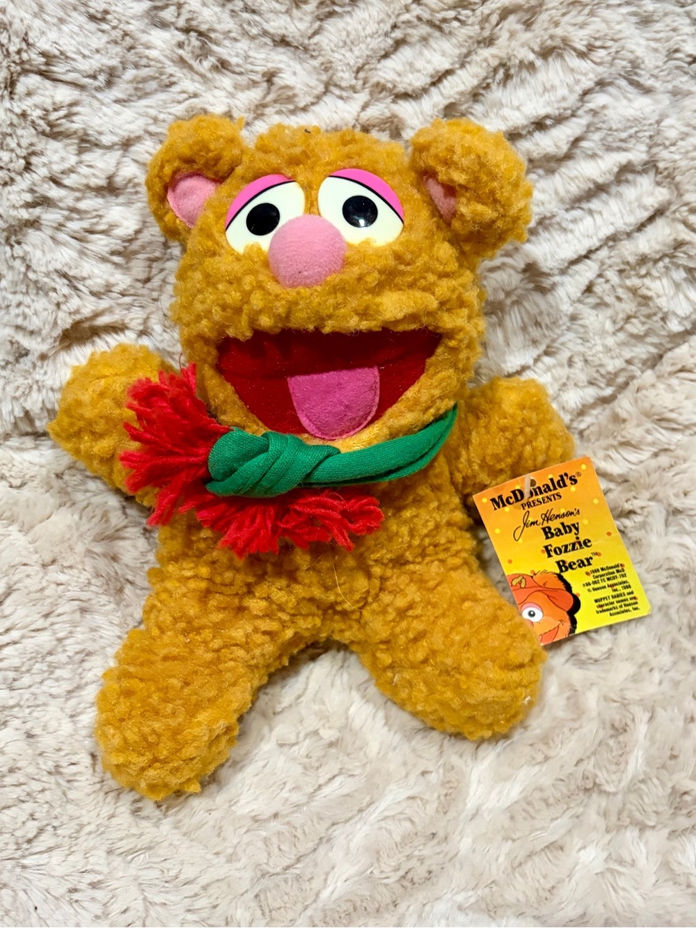 New 1987 Vintage McDonald’s Muppet Baby’s Baby Fozzie